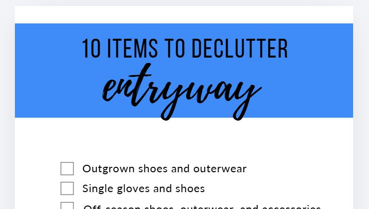 Streamline Your Entryway: 10 Things To Declutter